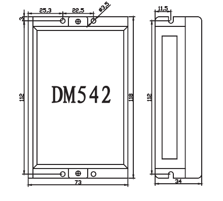 驅(qū)動器安裝尺寸圖