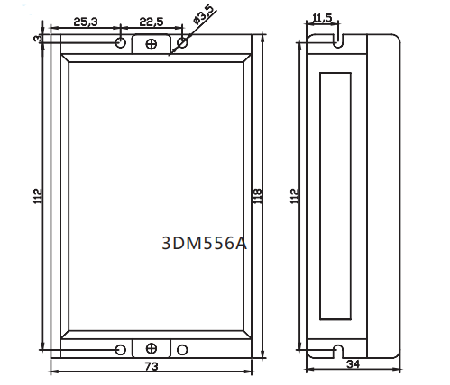 三相數(shù)字式驅(qū)動(dòng)器安裝尺寸